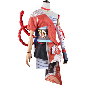 Genshin Impact Naganohara Yoimiya Cosplay Costumes