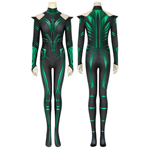 Thor 3 Ragnarok Trailer Hela Jumpsuit Cosplay Costumes