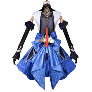 Genshin Impact Twilight Blossom Ganyu Cosplay Costumes