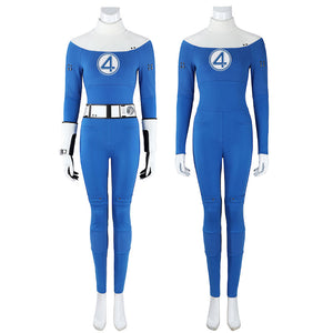 Movie The Fantastic Four: First Steps Invisible Woman Susan Storm Cosplay Costumes