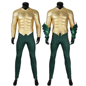 Aquaman 2 Arthur Curry Gold Cosplay Costumes