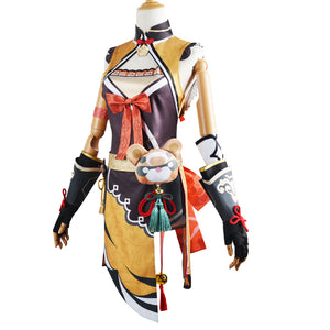 Genshin Impact Xiangling Cosplay Costumes