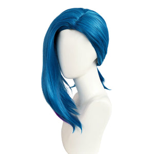 Game LOL Arcane Season 2 Jinx Ponytail Cosplay Wigs