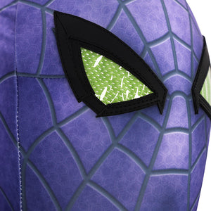 Spider-Man 2 Miles Morales Purple Reign Jumpsuit Cosplay Costumes