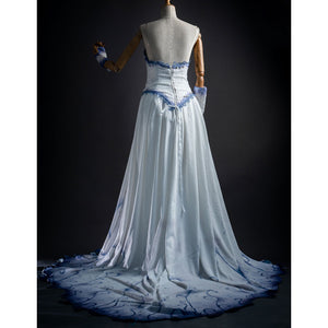 Tim Burton's Corpse Bride Emily Wedding Dress Cosplay Costumes