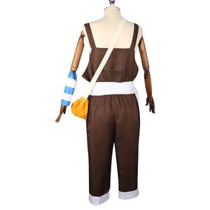 Anime One Piece Usopp Overalls Cosplay Costumes