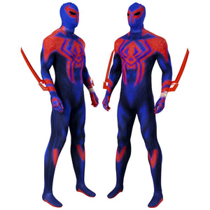 Spider-Man: Into the Spider-Verse Spider-Man 2099 Miguel O'Hara Jumpsuit Cosplay Costumes