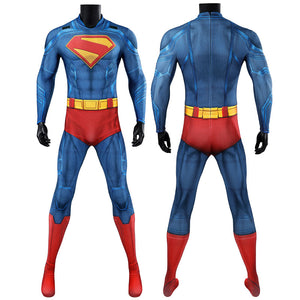 Superman Legacy Clark Kent Jumpsuit Cosplay Costumes