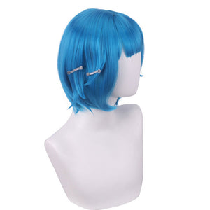 LOL Arcane Young Jinx Blue Short Cosplay Wigs