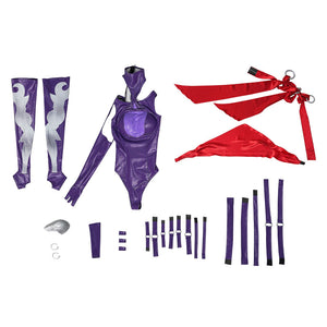 Game Marvel Rivals Vengeance Psylocke Cosplay Costumes