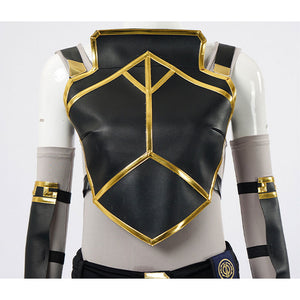 Game LOL Arcane 2 Vi Combat Suit Cosplay Costumes