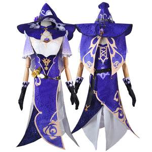 Genshin Impact Lisa Cosplay Costumes