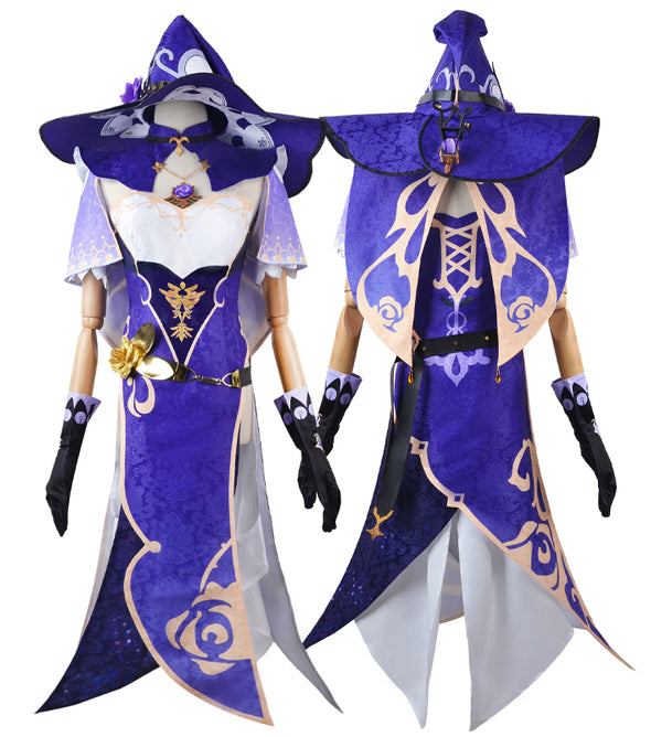 Genshin Impact Lisa Cosplay Costumes