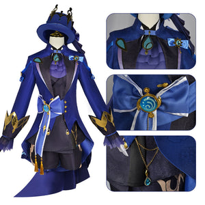 Genshin Impact Furina Focalors Black Cosplay Costumes