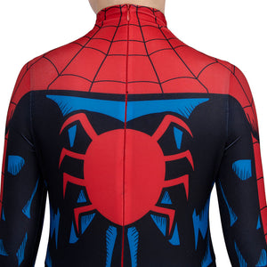 Marvel's Spiderman Vintage Comic Book Suit Kids Jumpsuits Cosplay Costume