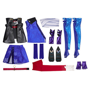 Game Marvel Rivals Psylocke Cosplay Costumes