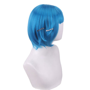 LOL Arcane Young Jinx Blue Short Cosplay Wigs