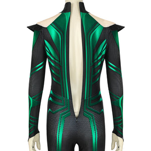 Thor 3 Ragnarok Trailer Hela Jumpsuit Cosplay Costumes