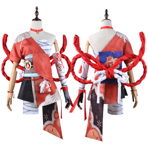 Genshin Impact Naganohara Yoimiya Cosplay Costumes