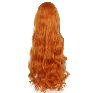 Anime One Piece Nami Orange Long Cosplay Wigs