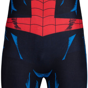 Marvel's Spiderman Vintage Comic Book Suit Kids Jumpsuits Cosplay Costume