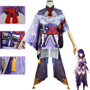 Genshin Impact Raiden Shogun Cosplay Costume