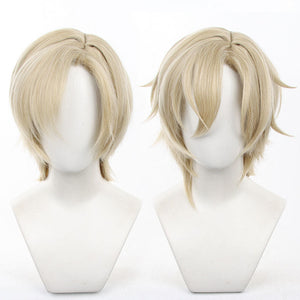 Honkai: Star Rail Aventurine Gold Cosplay Wigs