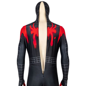 Spider-Man: Into the Spider-Verse Miles Morales Jumpsuit With Coat Fullset Cosplay Costumes