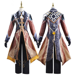 Genshin Impact Zhongli Cosplay Costumes