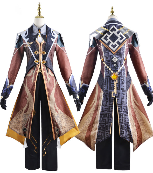 Genshin Impact Zhongli Cosplay Costumes