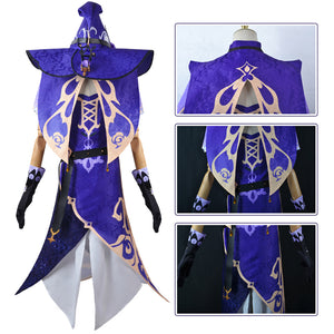 Genshin Impact Lisa Cosplay Costumes