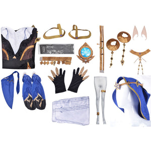 Genshin Impact Layla Cosplay Costumes