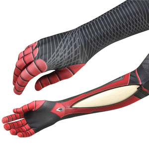 Spider-Man: Far From Home Peter Parker Spiderman Jumpsuit Cosplay Costume With Soles