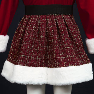 Christmas Special! ! ! Cute Magic Sparkling Christmas Dress Kids Size Cosplay Costume