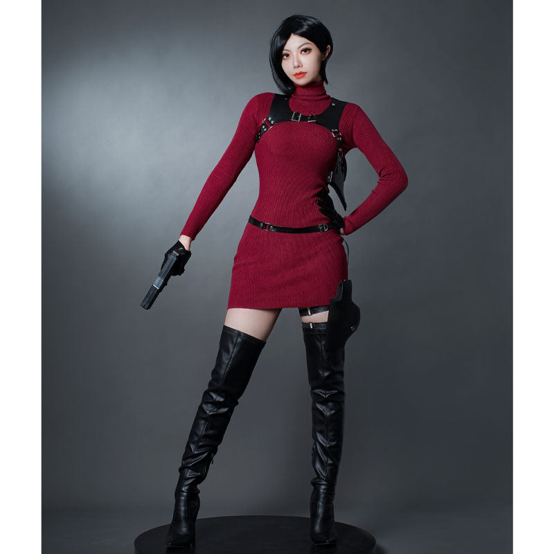 Resident Evil 4 Ada Wong Dress Cosplay Costumes