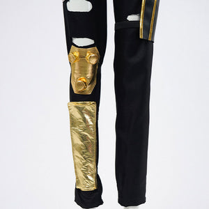 Game LOL Arcane 2 Vi Combat Suit Cosplay Costumes