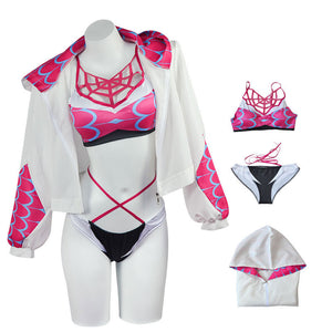 Spider-Man: Across the Spider-Verse Gwen Swimsuit Cosplay Costumes