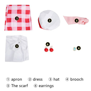 Princess Peach Showtime Patisserie Peach Kids Cosplay Costumes