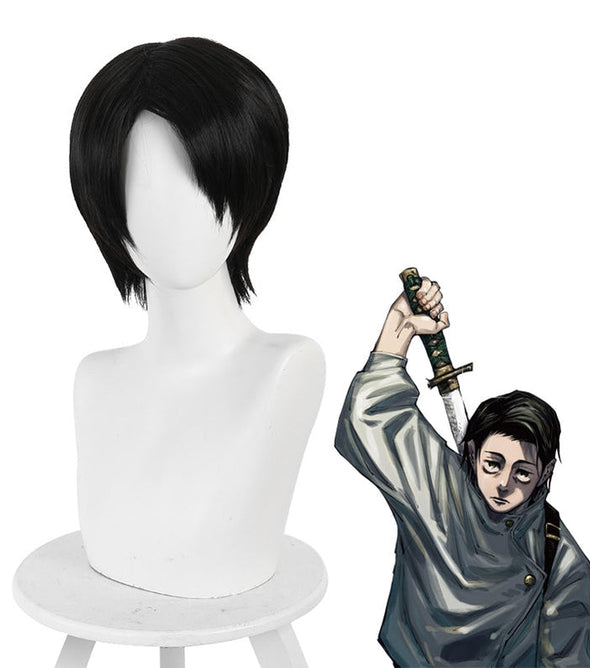 Jujutsu Kaisen Yuta Okkotsu Short Black Cosplay Wigs