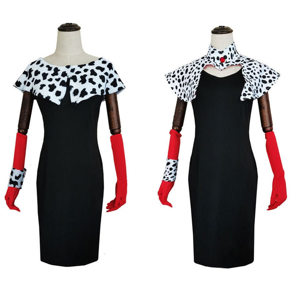 Movie Cruella De Vil Dalmatian Outfits