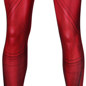 Spider-Man PS5 Crimson Cowl Suit Cosplay Costume