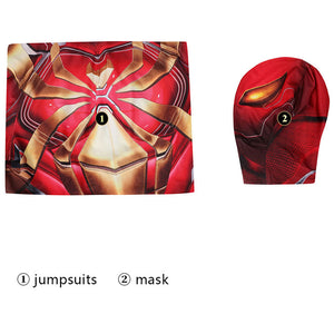 Marvel's Spider-Man Iron Spider Armor Jumpsuits Cosplay Costume