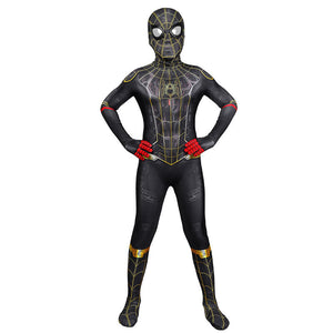 Spider-Man 3 No Way Home Peter Parker Kids Jumpsuit Cosplay Costumes