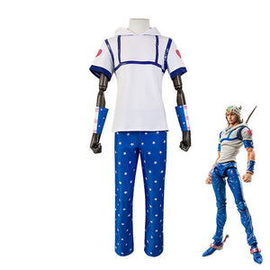 JoJo's Bizarre Adventure Johnny Joestar Halloween Cosplay Costumes 