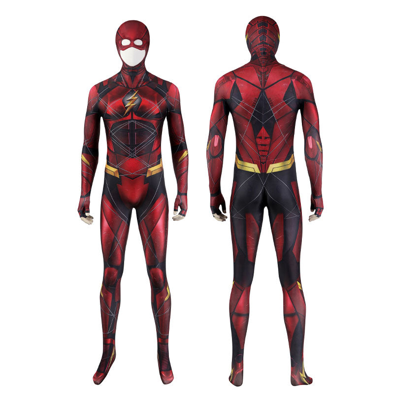 DC Justice League Barry Allen The Flash Jumpsuit Cosplay Costumes