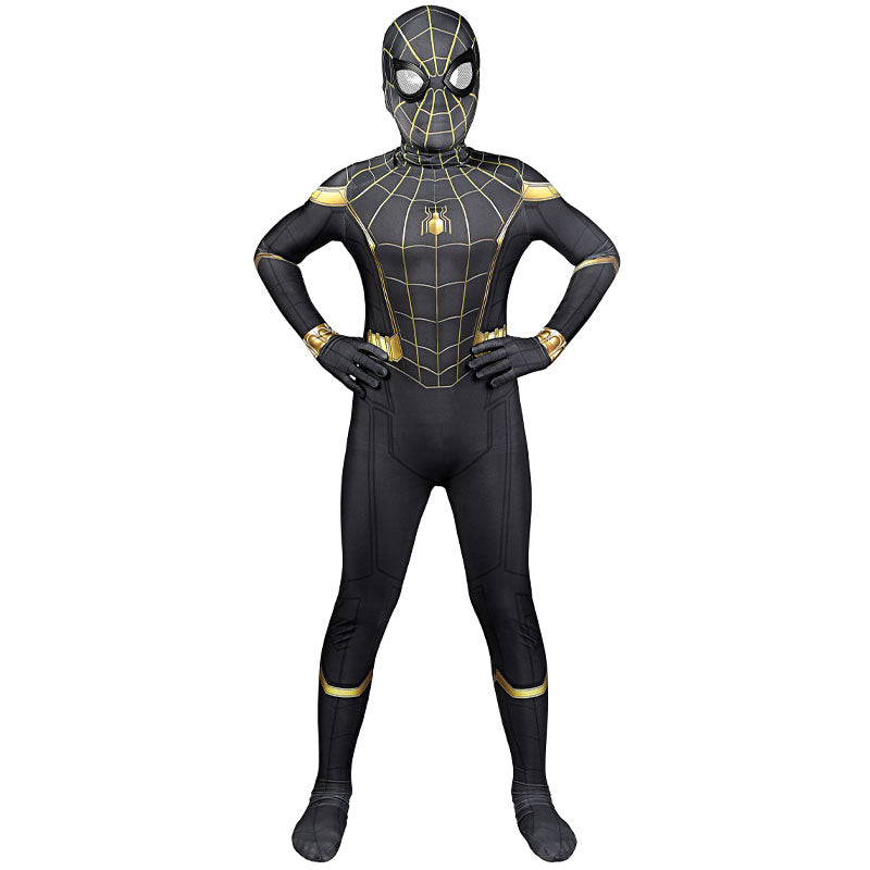 Spider-Man 3 No Way Home Peter Parker Kids Jumpsuit Cosplay Costumes