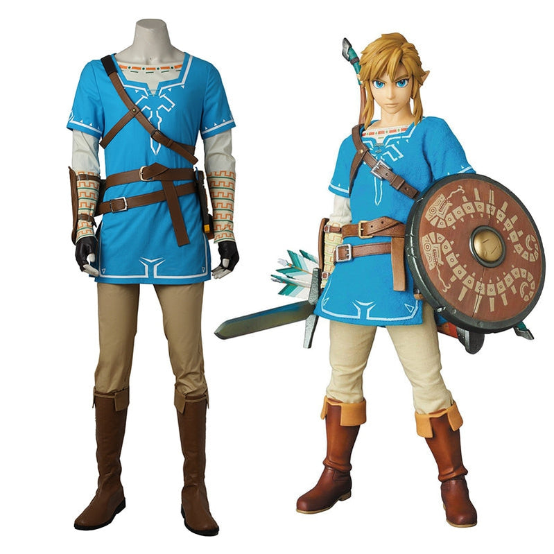 The Legend of Zelda: Breath of the Wild Link Outfits Cosplay Costume