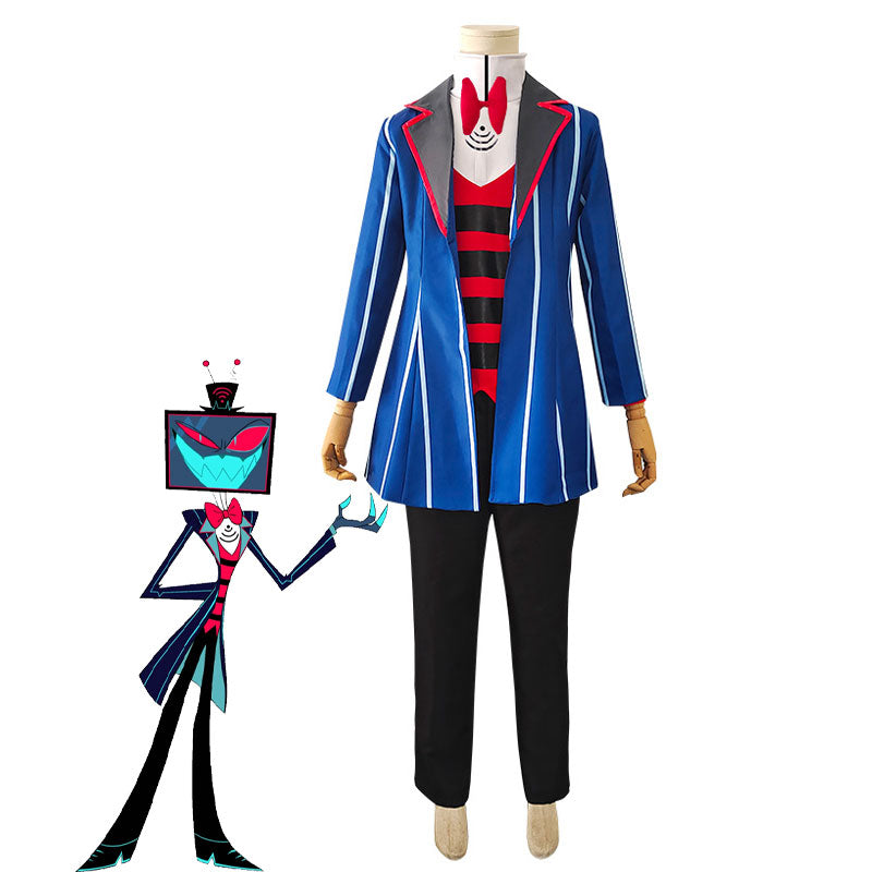 Hazbin Hotel Vox Uniform Cosplay Costumes