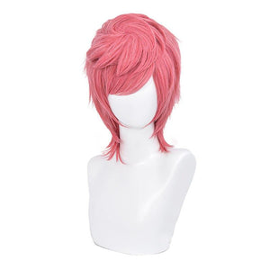 Anime JoJo's Bizarre Adventure Golden Wind Trish Una Long Pink Cosplay Wigs