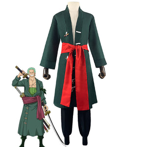 Anime One Piece Roronoa Zoro Cosplay Costume